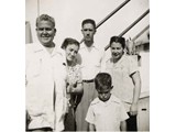Abuelo, abuela, Guido, Flor and an spoiled child who didn't like to be pictured. Guantanamo 1953 