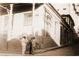 The house in Santiago. The front (used to be the family living part, was rent as a fabrics stock). In the backr what used to the slaves barracks. 1939